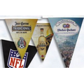 45'(18 Pennants On) Custom Printed Pennant Strings-1 Side